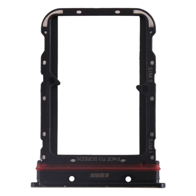 SIM Card Tray + SIM Card Tray for Xiaomi Mi CC9 Pro/Mi Note 10/Mi Note 10 Pro/Mi Note 10 Lite(Black) - Card Tray by PMc TechLife | Online Shopping South Africa | PMc TechLife | Buy Now Pay Later Mobicred