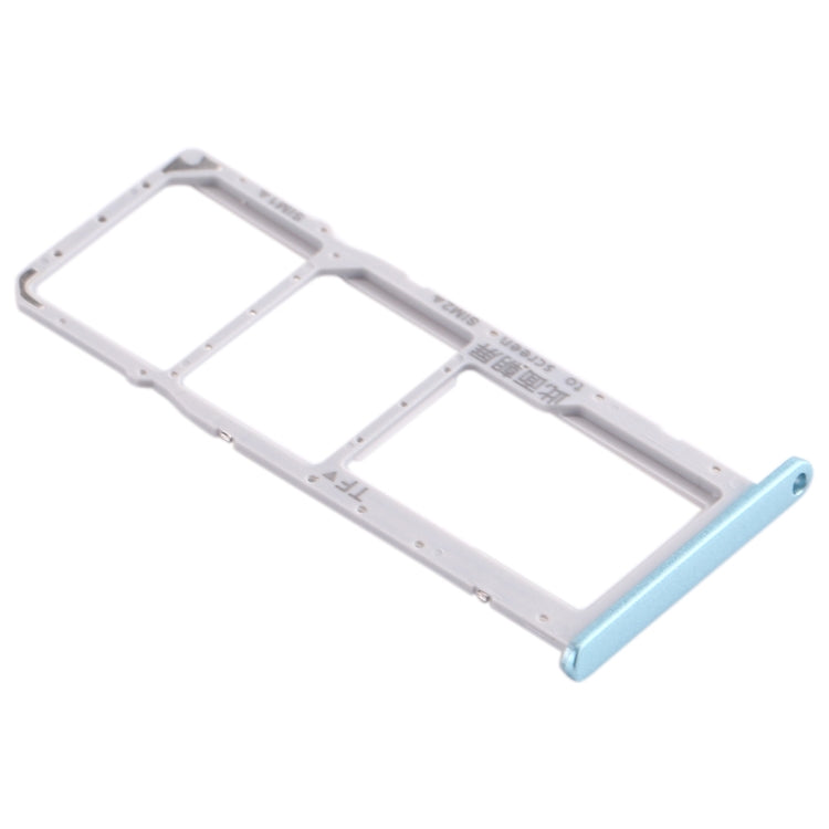 SIM Card Tray + SIM Card Tray + Micro SD Card Tray for Huawei Enjoy 10e / Honor Play 9A (Blue) - Card Socket by PMc TechLife | Online Shopping South Africa | PMc TechLife | Buy Now Pay Later Mobicred