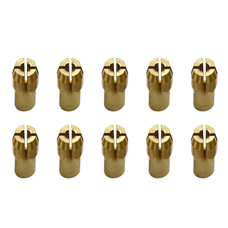 10 PCS Three-claw Copper Clamp Nut for Electric Mill Fittings���Bore diameter: 2.2mm - Hex Key & Spanner by PMC TechLife | Online Shopping South Africa | PMC TechLife | Buy Now Pay Later Mobicred