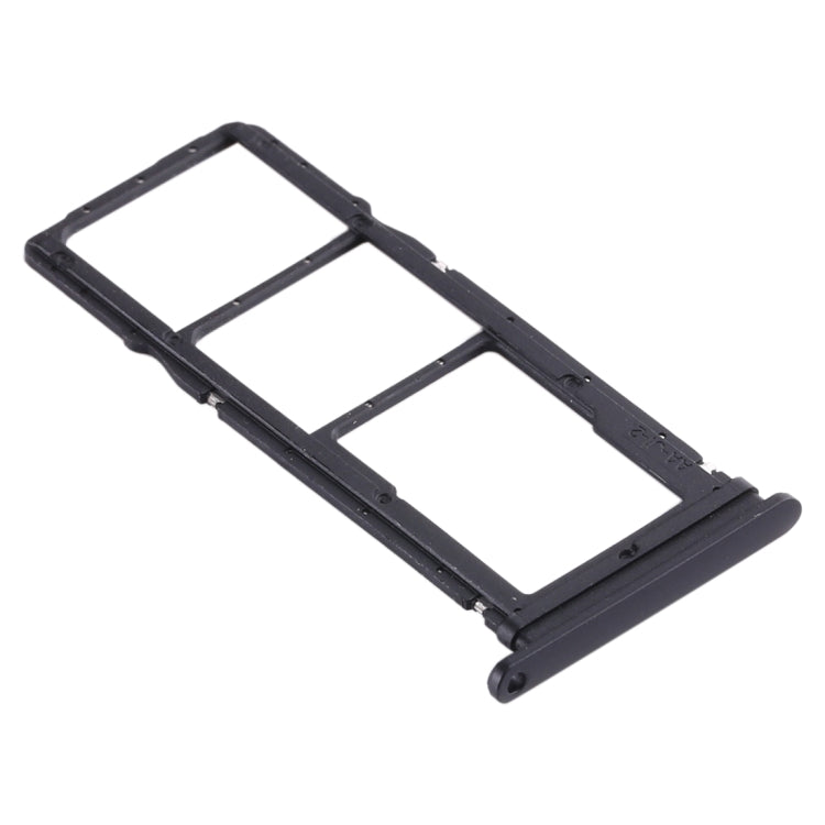 SIM Card Tray + SIM Card Tray + Micro SD Card Tray for Huawei Honor Play 4T (Black) - Card Socket by PMc TechLife | Online Shopping South Africa | PMc TechLife | Buy Now Pay Later Mobicred