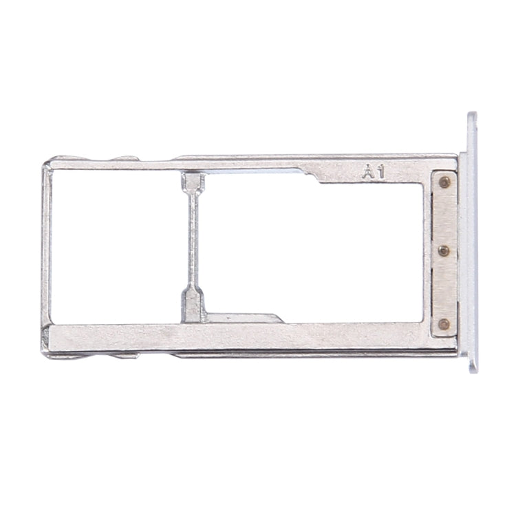 For Meizu Pro 5 SIM + SIM / Micro SD Card Tray  (Silver) - For Meizu by PMc TechLife | Online Shopping South Africa | PMc TechLife | Buy Now Pay Later Mobicred