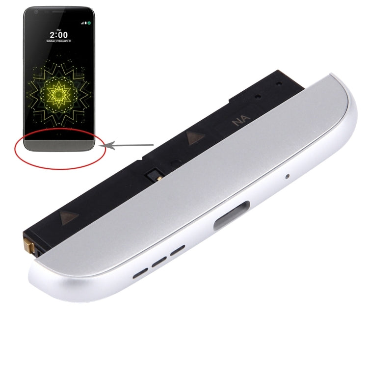 (Charging Dock + Microphone + Speaker Ringer Buzzer) Module for LG G5 / H820(Silver) - For LG by PMC Jewellery | Online Shopping South Africa | PMC Jewellery | Buy Now Pay Later Mobicred