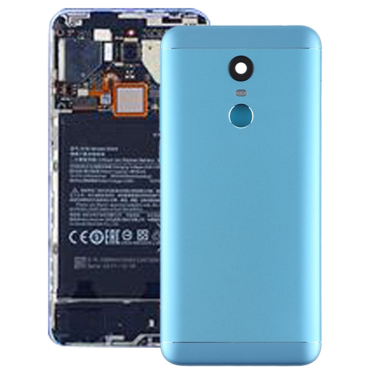 Back Cover with Camera Lens & Side Keys for Xiaomi Redmi 5 Plus(Blue) - Back Cover by PMC TechLife | Online Shopping South Africa | PMC TechLife | Buy Now Pay Later Mobicred