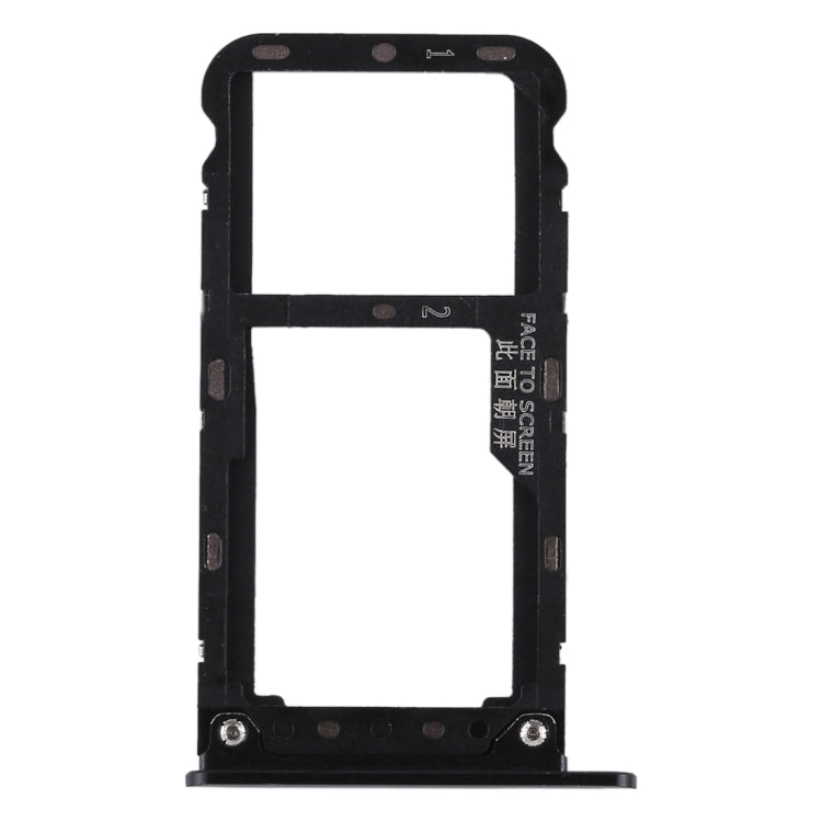 2 SIM Card Tray / Micro SD Card Tray for Xiaomi Redmi Note 5(Black) - Card Tray by PMc TechLife | Online Shopping South Africa | PMc TechLife | Buy Now Pay Later Mobicred