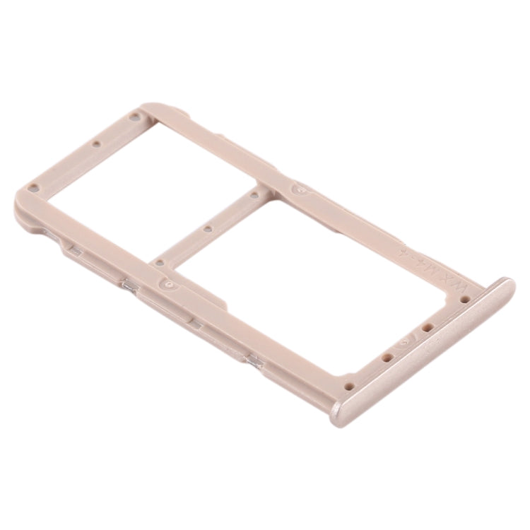 SIM Card Tray + SIM Card Tray / Micro SD Card Tray for Huawei Honor Play 7X (Gold) - Card Socket by PMc TechLife | Online Shopping South Africa | PMc TechLife | Buy Now Pay Later Mobicred