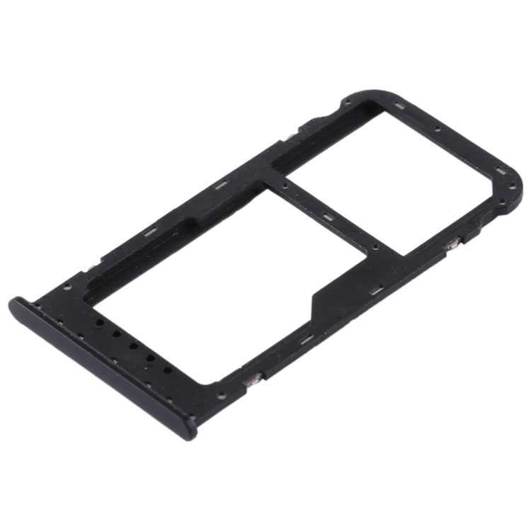SIM Card Tray + SIM Card Tray / Micro SD Card Tray for Huawei Honor V9 Play (Black) - Card Socket by PMc TechLife | Online Shopping South Africa | PMc TechLife | Buy Now Pay Later Mobicred