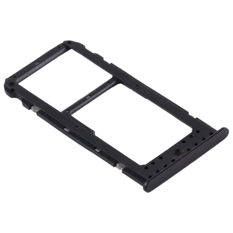 SIM Card Tray + SIM Card Tray / Micro SD Card Tray for Huawei Honor V9 Play (Black) - Card Socket by PMc TechLife | Online Shopping South Africa | PMc TechLife | Buy Now Pay Later Mobicred