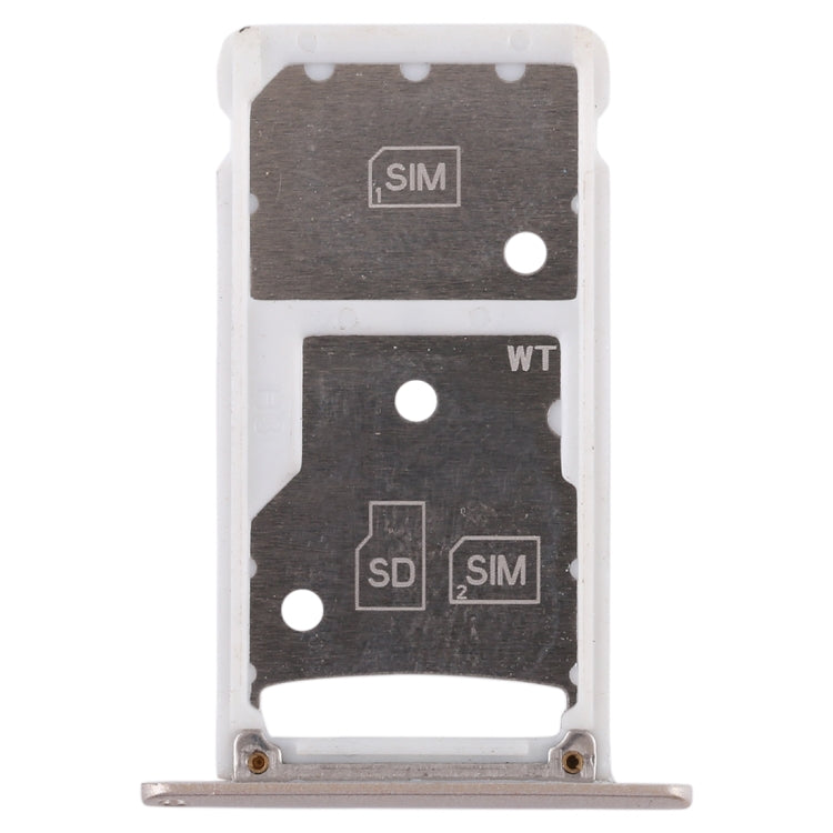 2 SIM Card Tray / Micro SD Card Tray for Huawei Enjoy 6 / AL00(Gold) - Card Socket by PMc TechLife | Online Shopping South Africa | PMc TechLife | Buy Now Pay Later Mobicred