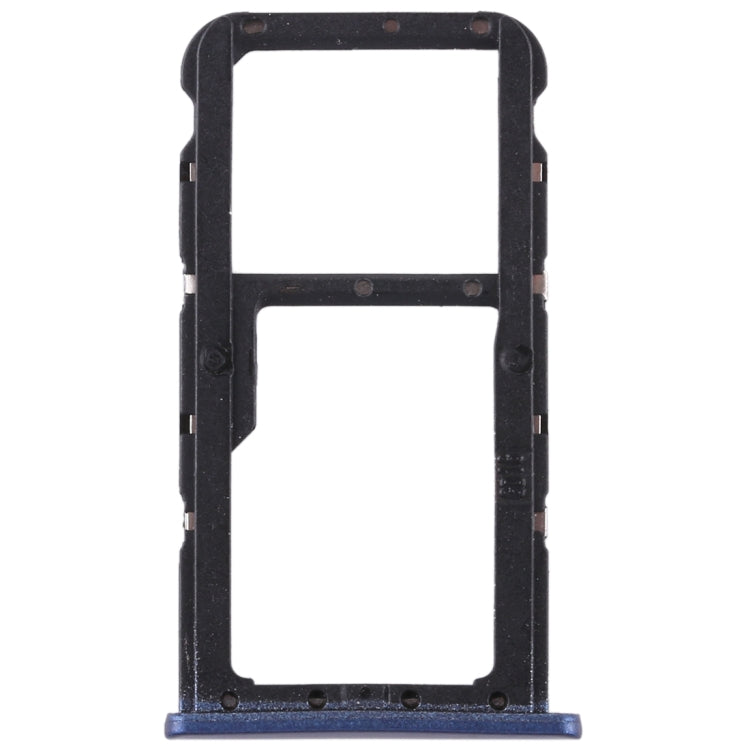 SIM Card Tray + SIM Card Tray / Micro SD Card for Huawei Maimang 6(Blue) - Card Socket by PMc TechLife | Online Shopping South Africa | PMc TechLife | Buy Now Pay Later Mobicred