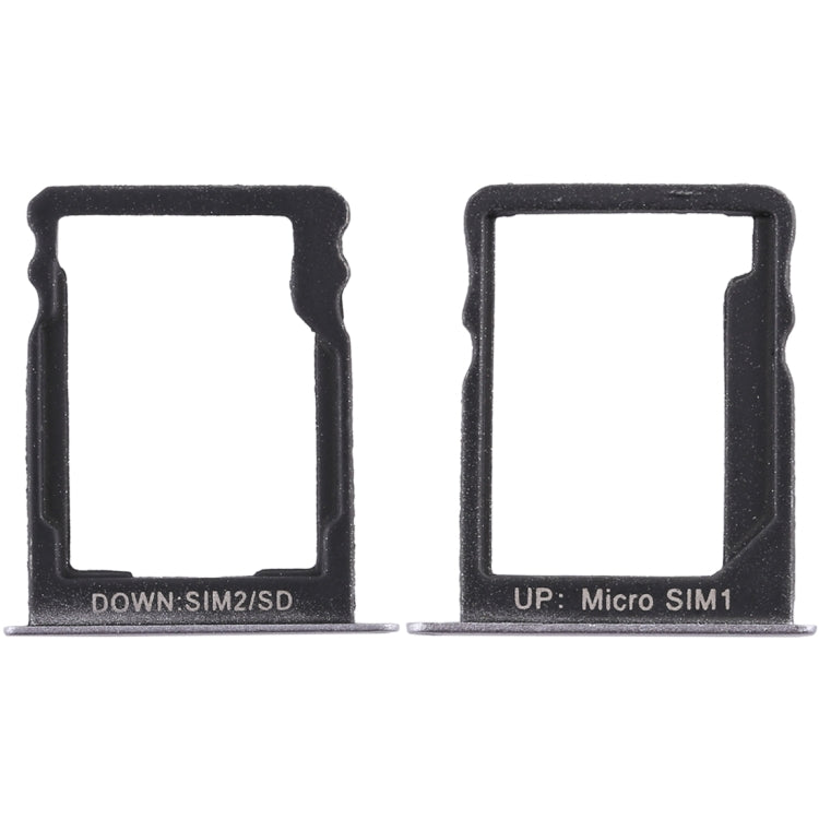 SIM Card Tray + SIM Card Tray / Micro SD Card for Huawei Enjoy 5s (Grey) - Card Socket by PMc TechLife | Online Shopping South Africa | PMc TechLife | Buy Now Pay Later Mobicred