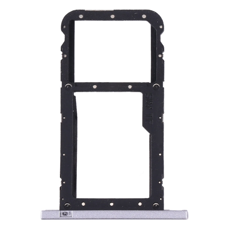 SIM Card Tray + Micro SD Card Tray for Huawei Honor Play Pad 2(9.6 inch)(Silver) - Card Socket by PMC TechLife | Online Shopping South Africa | PMC TechLife | Buy Now Pay Later Mobicred