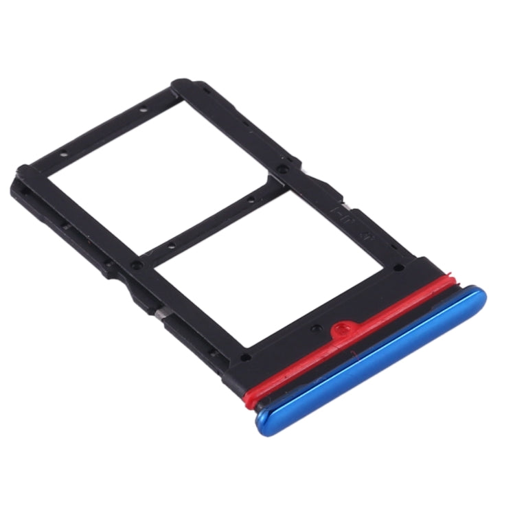 SIM Card Tray + SIM Card Tray for Xiaomi Mi 10 Lite 5G (Blue) - free shipping - PMC TechLife - Order now!