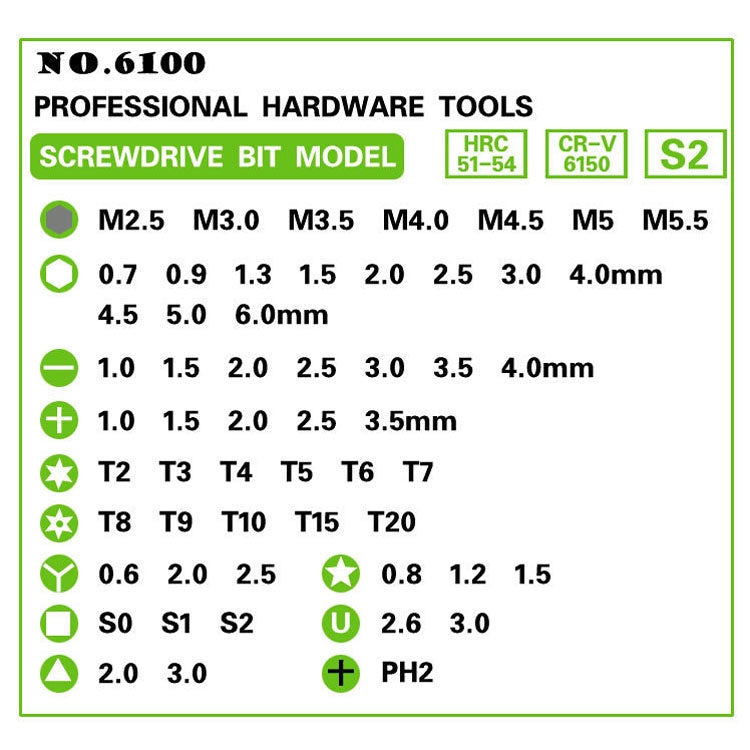 60 in 1 S2 Tool Steel Precision Screwdriver Nutdriver Bit Repair Tools Kit(Green) - Screwdriver Set by PMC Jewellery | Online Shopping South Africa | PMC Jewellery | Buy Now Pay Later Mobicred