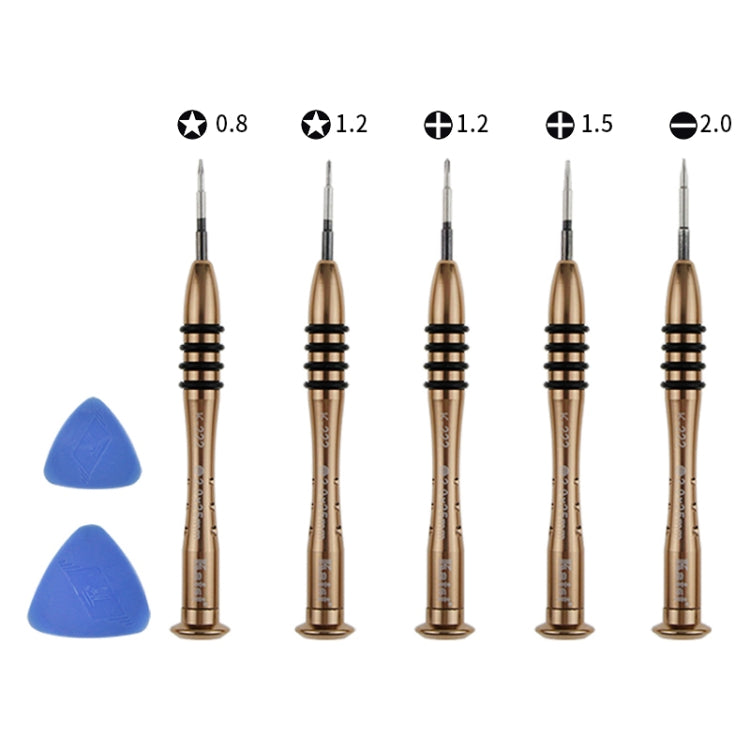 Kaisi K-5222 7 in 1 Plastic Opening Pick + Precision Screwdriver Set Tablet PC Cell Phone Repair Kit - Screwdriver Set by Kaisi | Online Shopping South Africa | PMC TechLife | Buy Now Pay Later Mobicred
