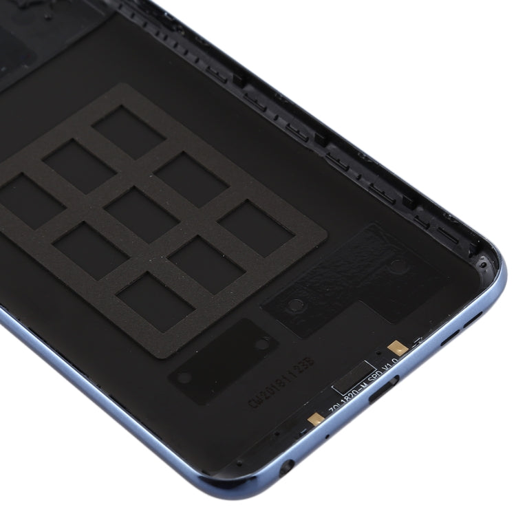 Battery Back Cover with Camera Lens & Side Keys for Asus Zenfone Max Pro (M2) ZB631KL(Dark Blue) - Back Cover by PMC TechLife | Online Shopping South Africa | PMC TechLife | Buy Now Pay Later Mobicred