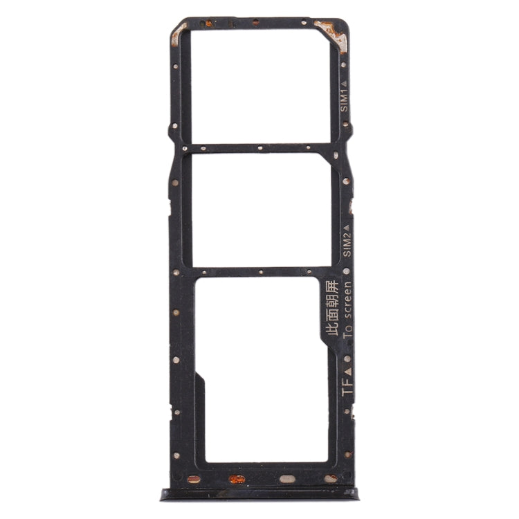For Realme X Lite SIM Card Tray + SIM Card Tray + Micro SD Card Tray (Black) - Card Tray by PMc TechLife | Online Shopping South Africa | PMc TechLife | Buy Now Pay Later Mobicred
