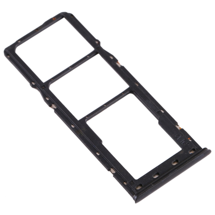 For Realme X Lite SIM Card Tray + SIM Card Tray + Micro SD Card Tray (Black) - Card Tray by PMc TechLife | Online Shopping South Africa | PMc TechLife | Buy Now Pay Later Mobicred