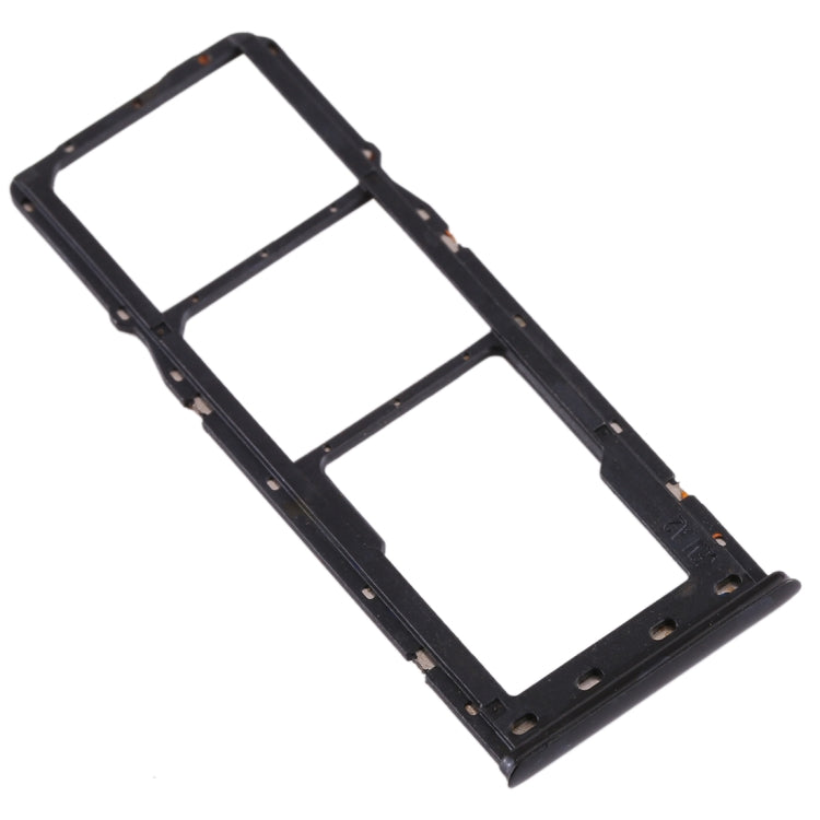 For Realme X Lite SIM Card Tray + SIM Card Tray + Micro SD Card Tray (Black) - Card Tray by PMc TechLife | Online Shopping South Africa | PMc TechLife | Buy Now Pay Later Mobicred