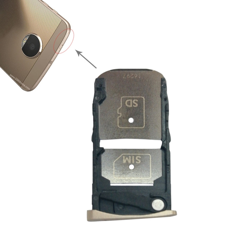 SIM Card Tray + Micro SD Card Tray for Motorola Moto Z - Card Socket by PMc TechLife | Online Shopping South Africa | PMc TechLife | Buy Now Pay Later Mobicred