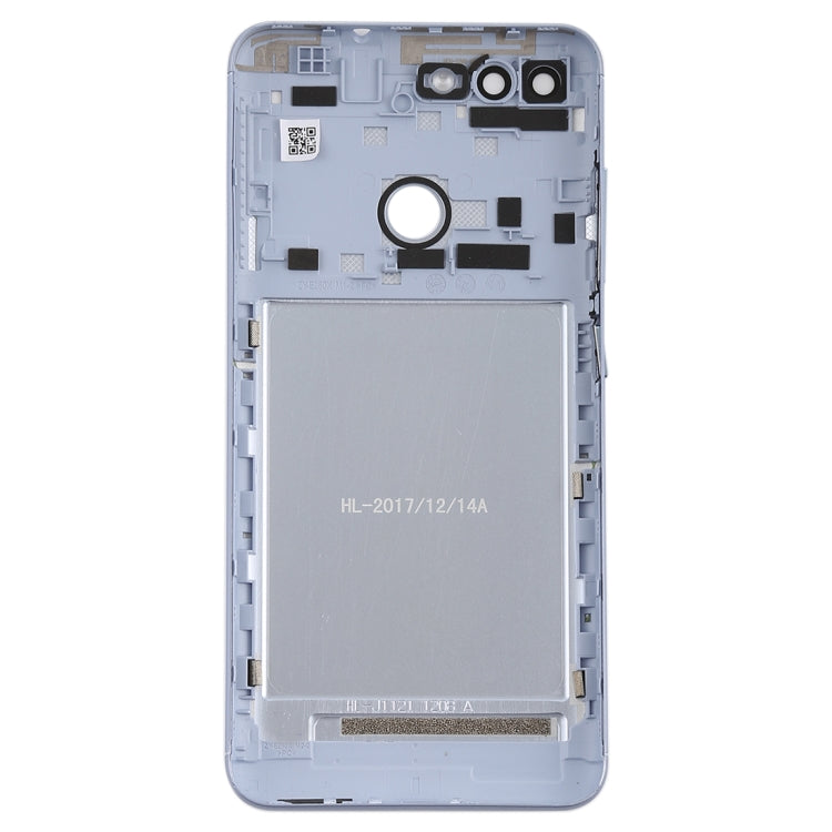 Back Cover with Camera Lens & Side Keys for Asus Zenfone Max Plus (M1) / ZB570TL(Grey) - Back Cover by PMC Jewellery | Online Shopping South Africa | PMC Jewellery | Buy Now Pay Later Mobicred