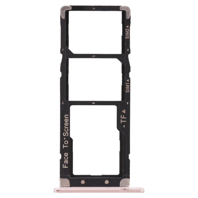 2 SIM Card Tray + Micro SD Card Tray for Asus ZenFone 4 Max ZC520KL(Gold) - Card Tray by PMc TechLife | Online Shopping South Africa | PMc TechLife | Buy Now Pay Later Mobicred