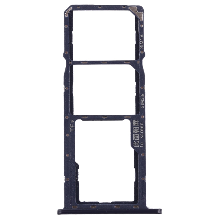 SIM Card Tray + Micro SD Card Tray for Huawei Honor 8C (Blue) - Card Socket by PMc TechLife | Online Shopping South Africa | PMc TechLife | Buy Now Pay Later Mobicred
