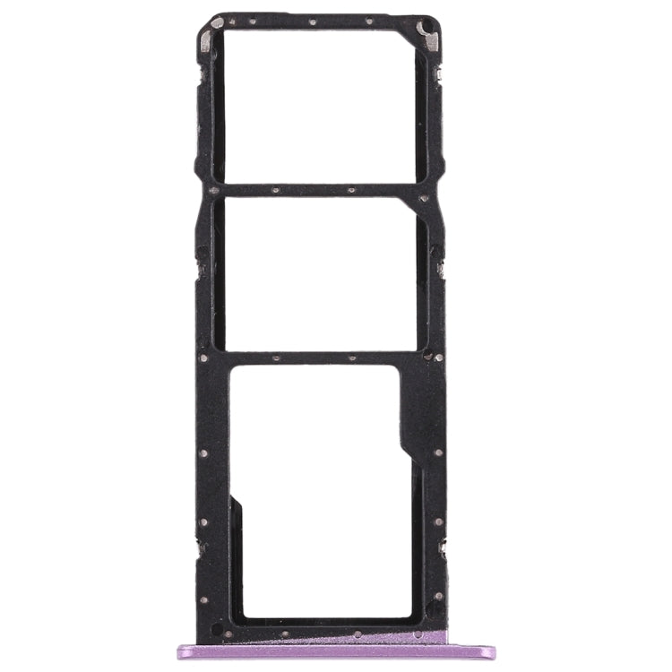 SIM Card Tray + Micro SD Card Tray for Huawei Honor 8X (Purple) - Card Socket by PMc TechLife | Online Shopping South Africa | PMc TechLife | Buy Now Pay Later Mobicred