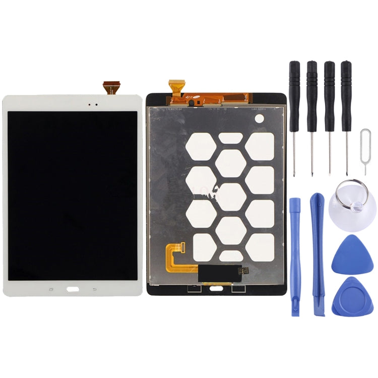 Original LCD Screen for Galaxy Tab A 9.7 / T550 T555 with Digitizer Full Assembly (White) - free shipping - PMc TechLife - Order now!