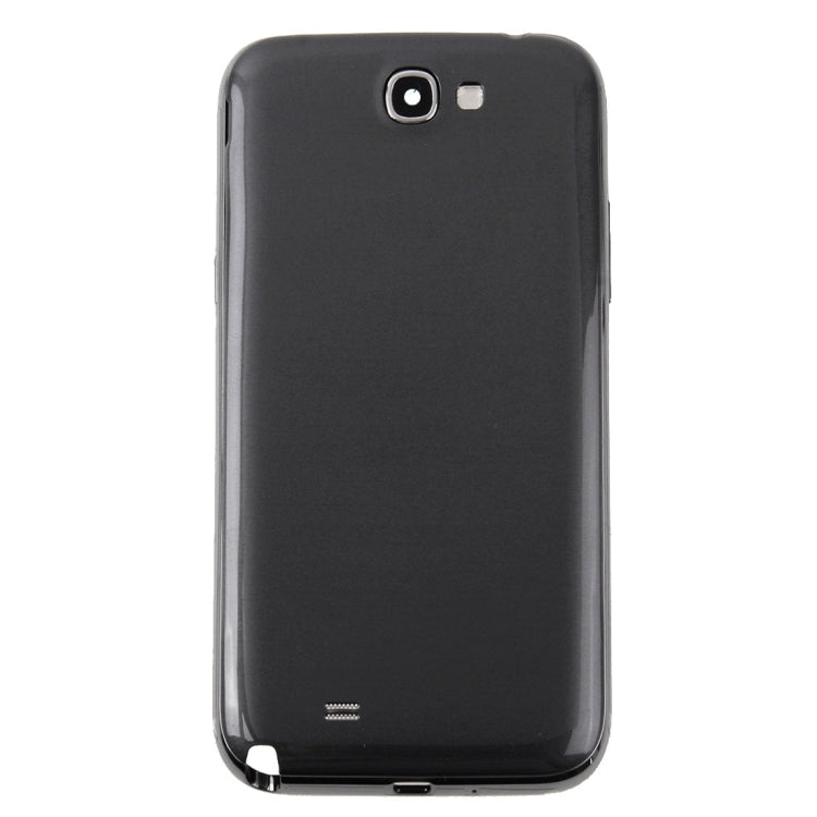 For Galaxy Note II / N7100 Middle Frame Bezel + Battery Back Cover (Black) - free shipping - PMc TechLife - Order now!