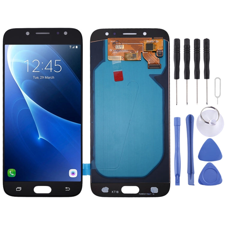 Oled LCD Screen for Galaxy J7 (2017) / J7 Pro, J730F/DS, J730FM/DS with Digitizer Full Assembly (Black) - free shipping - PMc TechLife - Order now!