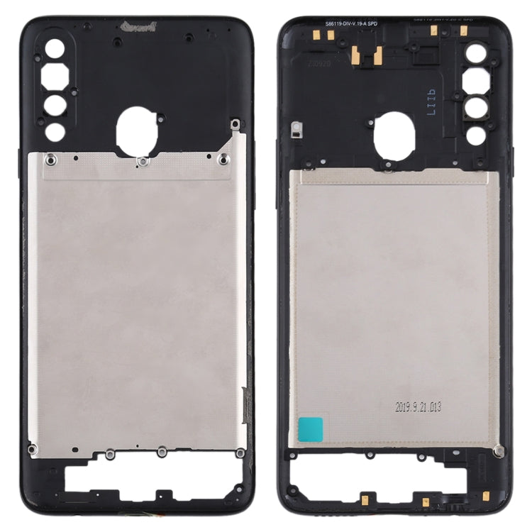For Samsung Galaxy A20s  Middle Frame Bezel Plate (Black) - Frame Bezel Plate by PMC Jewellery | Online Shopping South Africa | PMC Jewellery | Buy Now Pay Later Mobicred