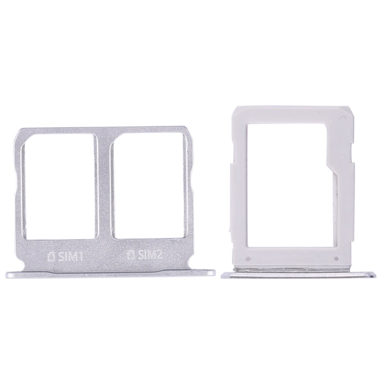 For Galaxy A9100 / A9 (2016) 2 SIM Card Tray + Micro SD Card Tray (White) - free shipping - PMc TechLife - Order now!