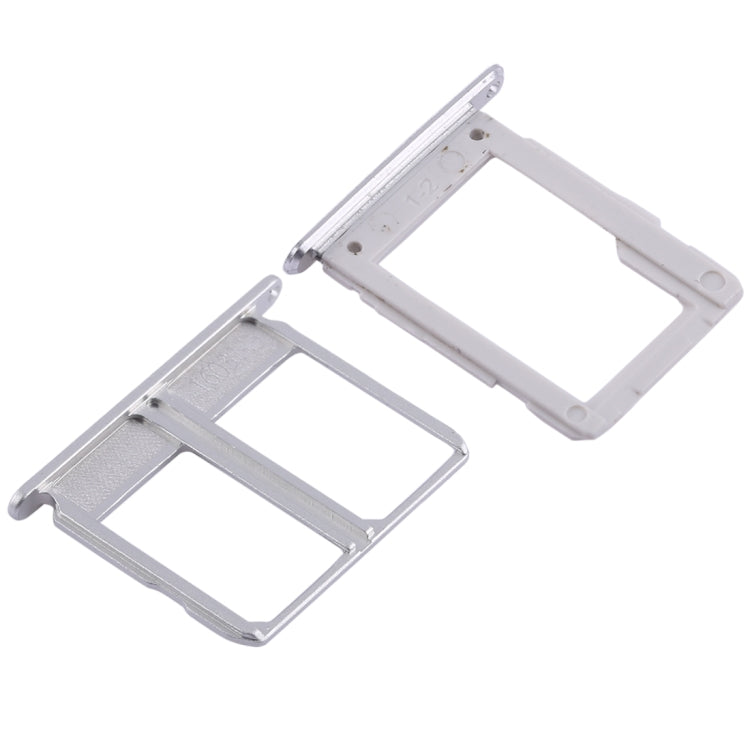For Galaxy A9100 / A9 (2016) 2 SIM Card Tray + Micro SD Card Tray (White) - free shipping - PMc TechLife - Order now!