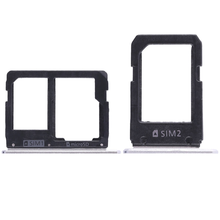 For Galaxy A5108 / A7108 2 SIM Card Tray + Micro SD Card Tray (White) - free shipping - PMc TechLife - Order now!