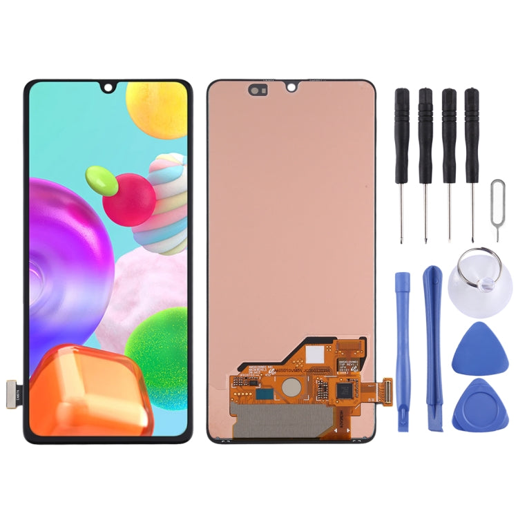 Super AMOLED LCD Screen for Samsung Galaxy A41 with Digitizer Full Assembly (Black) - free shipping - PMc TechLife - Order now!