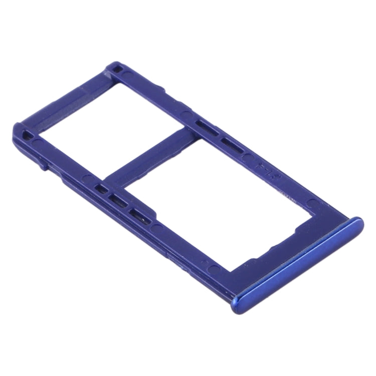 For Samsung Galaxy A60 SIM Card Tray + SIM Card Tray / Micro SD Card Tray (Blue) - free shipping - PMc TechLife - Order now!