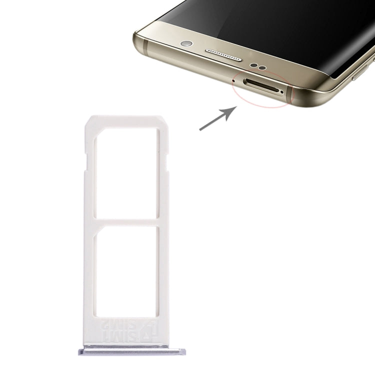 For Galaxy S6 Edge plus / S6 Edge+ 2 SIM Card Tray (Grey) - free shipping - PMc TechLife - Order now!