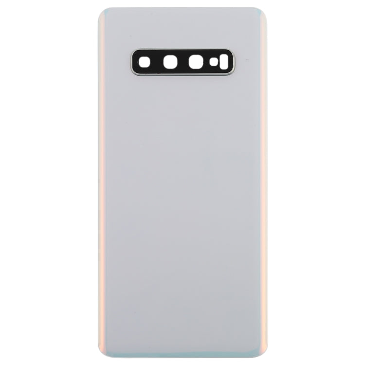 For Galaxy S10+ Battery Back Cover with Camera Lens (White) - free shipping - PMc TechLife - Order now!