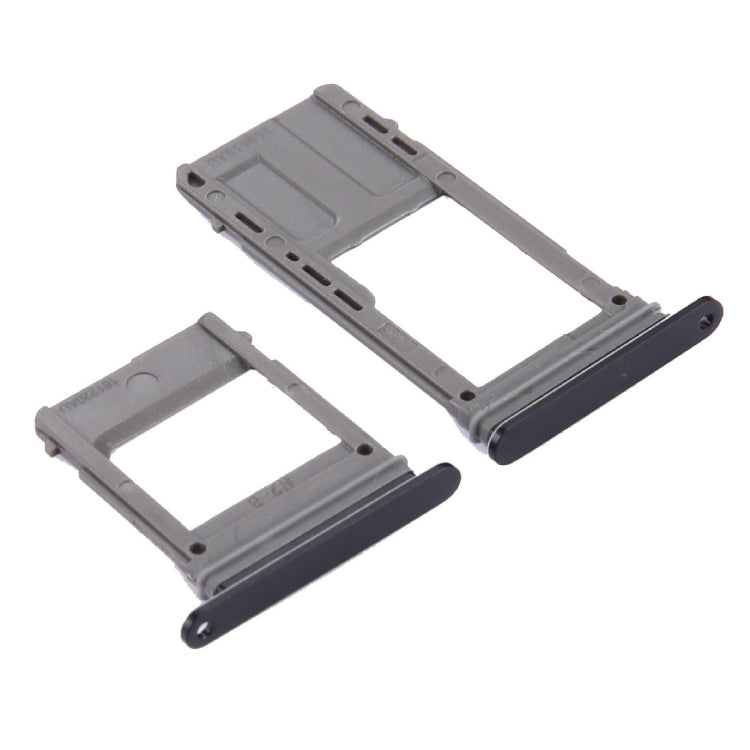 For Galaxy A5 (2017) / A520 & A7 (2017) / A720 SIM Card Tray + Micro SD Card Tray, Single Card (Black) - free shipping - PMc TechLife - Order now!