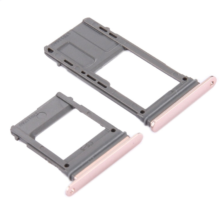 For Galaxy A5 (2017) / A520 & A7 (2017) / A720 SIM Card Tray + Micro SD Card Tray, Single Card (Pink) - free shipping - PMc TechLife - Order now!