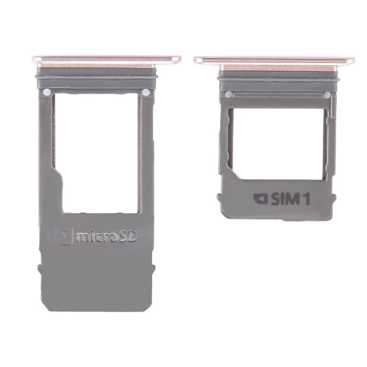 For Galaxy A5 (2017) / A520 & A7 (2017) / A720 SIM Card Tray + Micro SD Card Tray, Single Card (Pink) - free shipping - PMc TechLife - Order now!