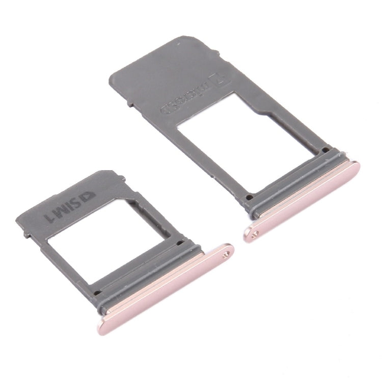 For Galaxy A5 (2017) / A520 & A7 (2017) / A720 SIM Card Tray + Micro SD Card Tray, Single Card (Pink) - free shipping - PMc TechLife - Order now!