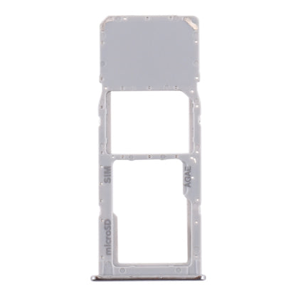 For Samsung Galaxy A71 / A715 SIM Card Tray + Micro SD Card Tray (Silver) - Card Socket by PMC Jewellery | Online Shopping South Africa | PMC Jewellery | Buy Now Pay Later Mobicred