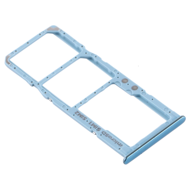 For Samsung Galaxy A51 / A515 SIM Card Tray + SIM Card Tray + Micro SD Card Tray (Blue) - free shipping - PMc TechLife - Order now!