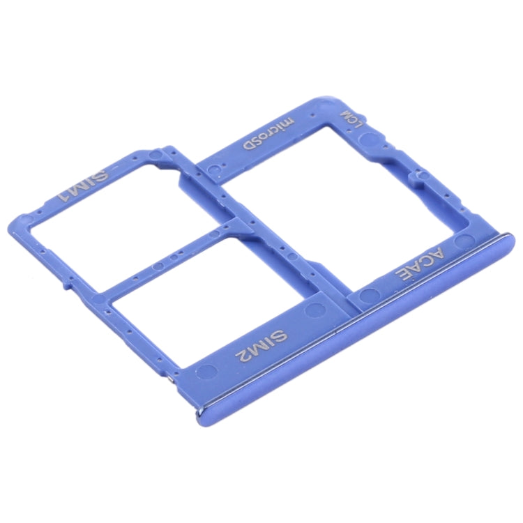 For Samsung Galaxy A315 / A31 SIM Card Tray + SIM Card Tray + Micro SD Card Tray (Blue) - free shipping - PMc TechLife - Order now!