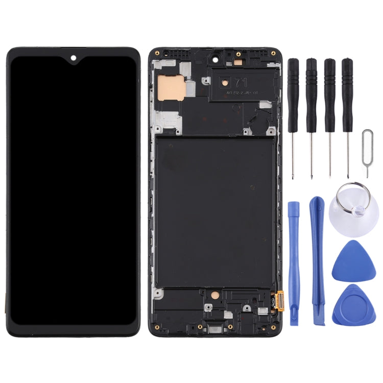 TFT Material LCD Screen and Digitizer Full Assembly With Frame (Not Supporting Fingerprint Identification) for Samsung Galaxy A71 / SM-A715(Black) - free shipping - PMc TechLife - Order now!