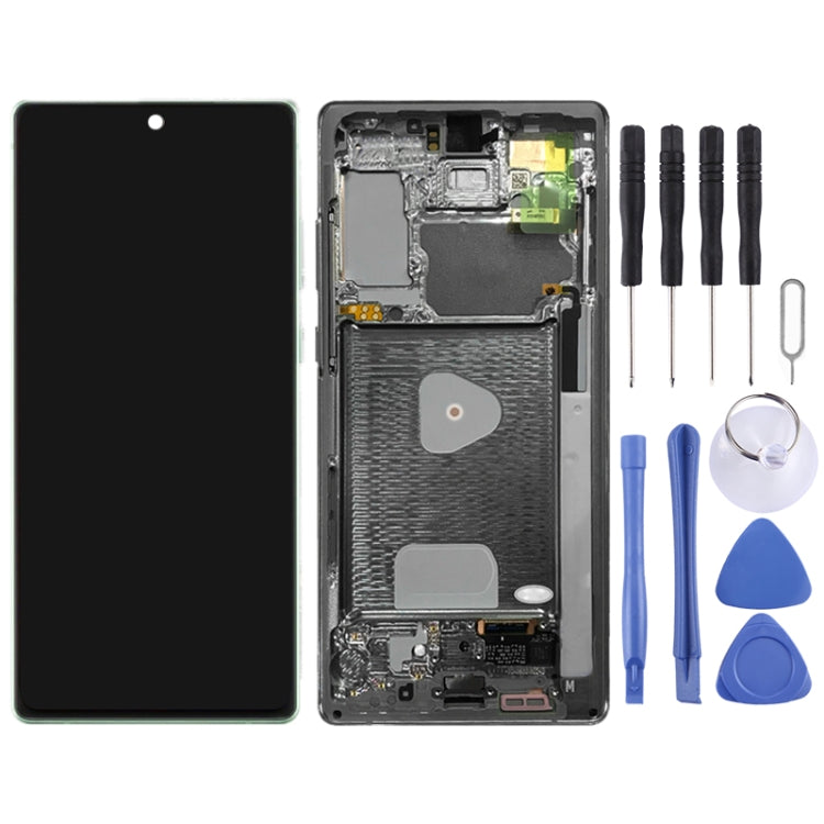 Original LCD Screen for Samsung Galaxy Note20 4G SM-N980 Digitizer Full Assembly With Frame (Green) - free shipping - PMc TechLife - Order now!