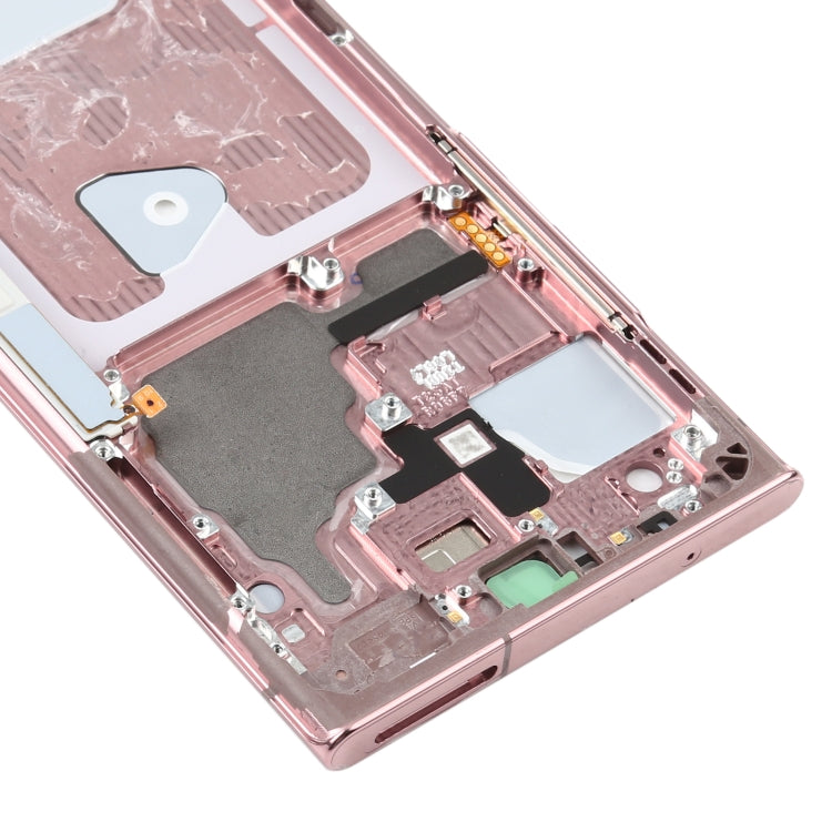 For Samsung Galaxy Note20 Ultra SM-N985F Middle Frame Bezel Plate With Parts (Pink) - free shipping - PMc TechLife - Order now!