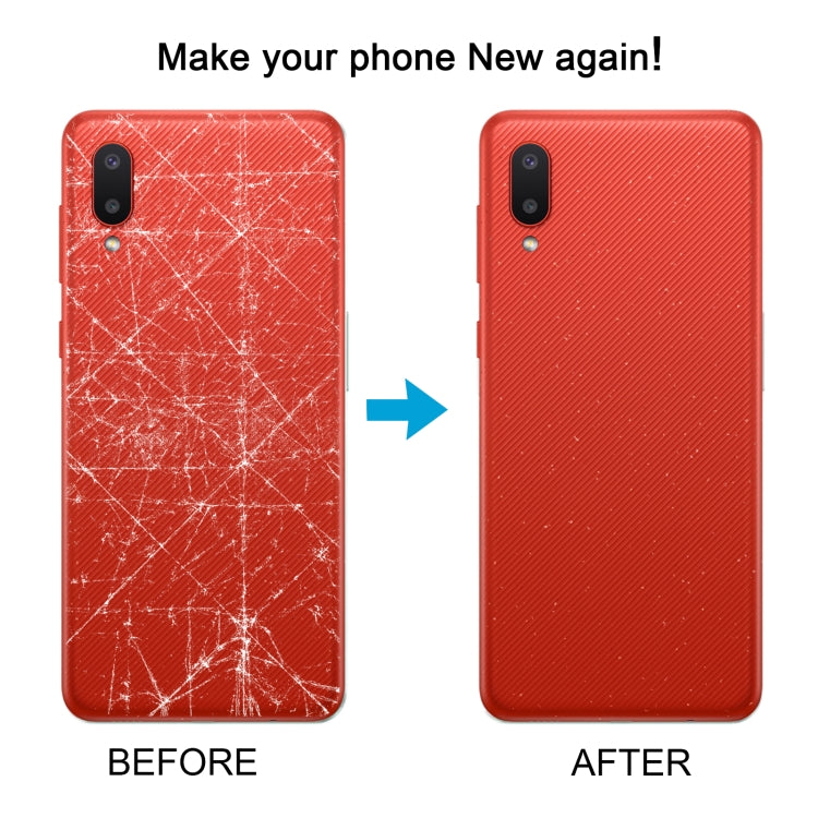 For Samsung Galaxy A02 Battery Back Cover with Camera Lens Cover (Red) - free shipping - PMc TechLife - Order now!