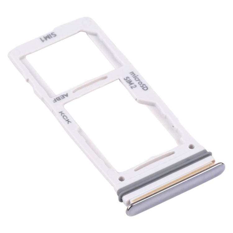 For Samsung Galaxy A52 SM-A525 SIM Card Tray + SIM Card Tray / Micro SD Card Tray (Silver) - free shipping - PMc TechLife - Order now!
